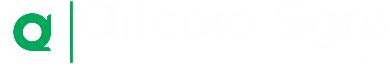 Artcore signs logo