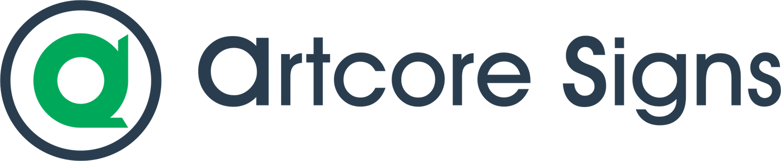 Artcore signs logo